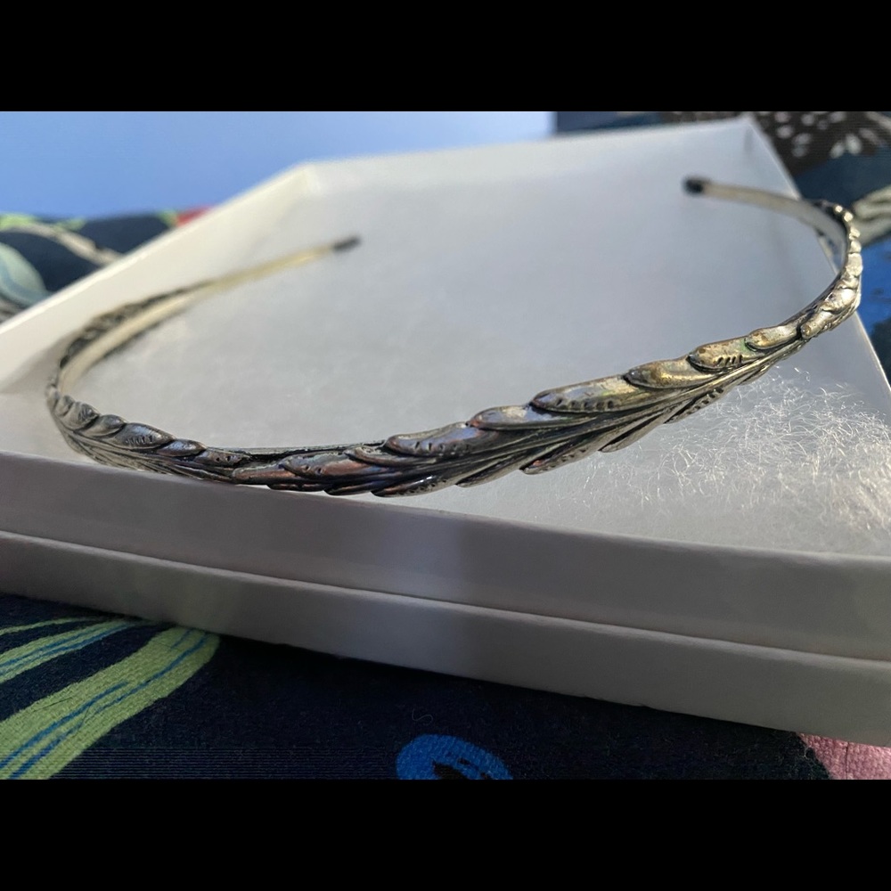 Silver Leaf Headband